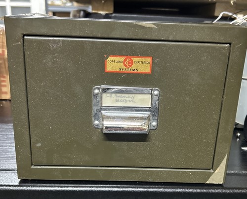 Vintage metal single filing - vintage,