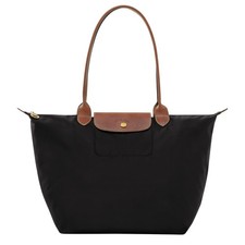 New Longchamp Le Pliage Tote Travel Shoulder Bag Nylon Handbag Large Black L