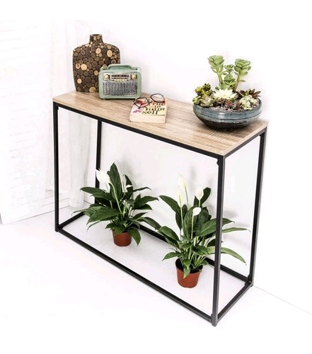 Wooden console table - wooden, narrow