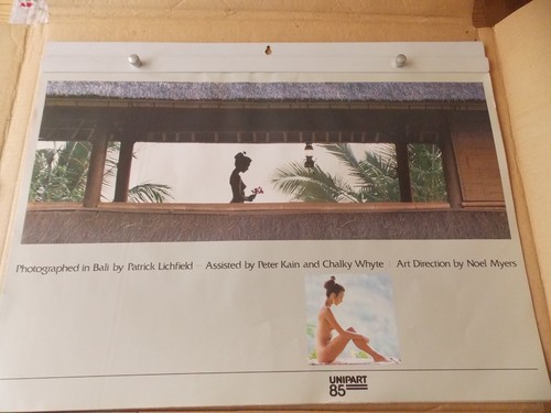 1985 unipart glamour calendar - 1985,