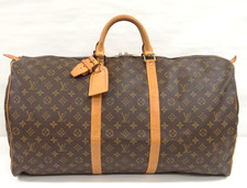 Louis Vuitton Keepall 60 Boston Bag M41422 Monogram Brown France 56220347900 2
