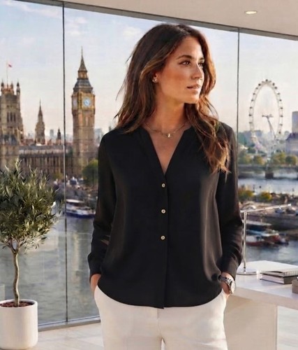 Zara black blouse shirt - shirt, tunic
