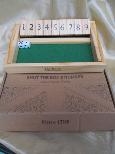 Jacques shut the box dice - shut,