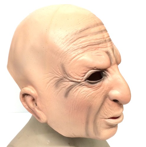 Old man realistic mask - man, 3/4