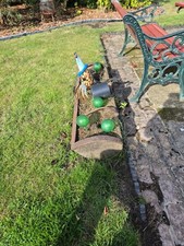 Antique Cast Iron Pig Trough Garden Planter Original 