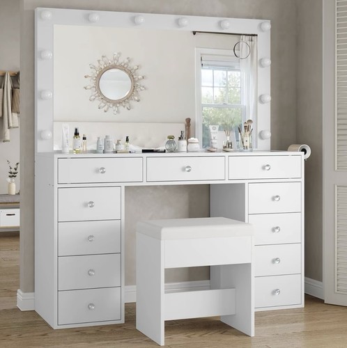 Dressing table 11 - 47"w, drawer