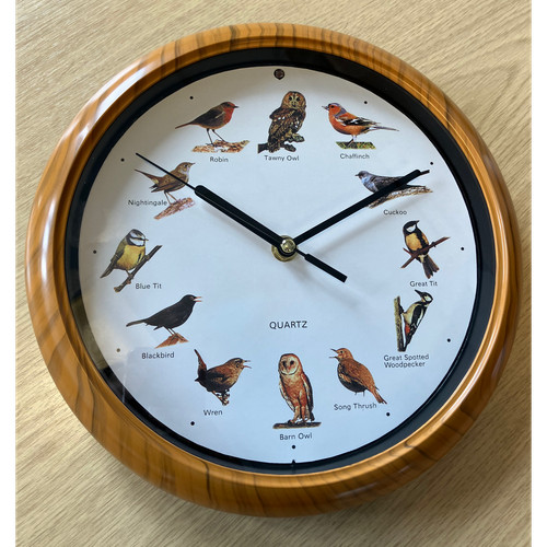 Wood effect frame bird song - effect,