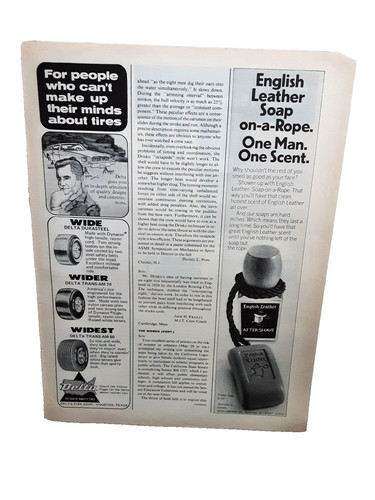 Vintage 1973 delta tires - ad,