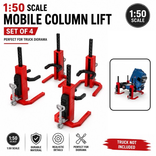 Scale mobile column lift - 1:50,