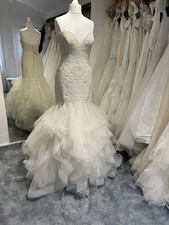 mischka bridal dress size 16