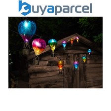 Smart Garden 10 Solar SkyRunner Hot Air Balloon String Lights Lightbulbs LED