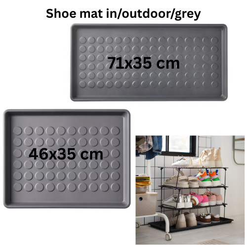 Ikea baggmuck shoe mat grey - baggmuck,