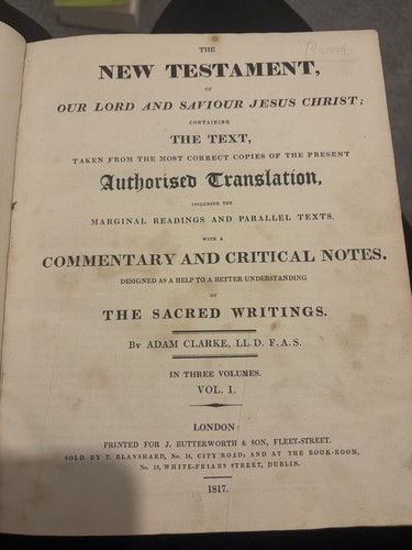 Victorian antique bible 1817 - antique,