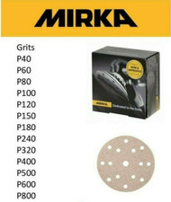 Mirka Basecut HookNLoop 150mm Sanding Discs 6" Abrasive - 5/10/25/50/100