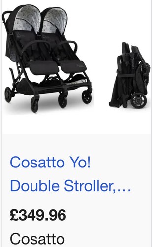 New cosatto double - cosatto, stroller