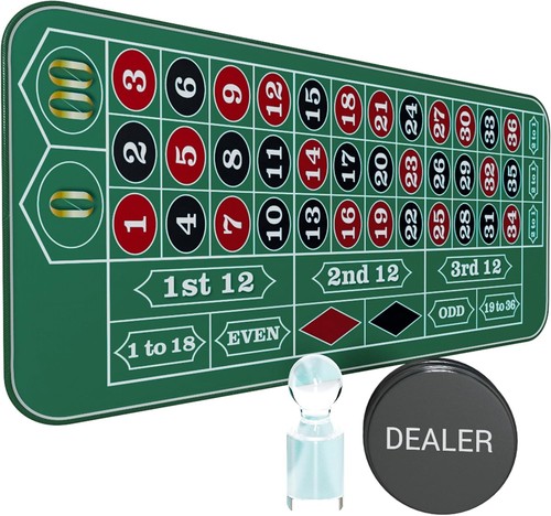 Casino roulette mat 35 - roulette, 35"