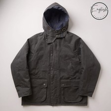 Barbour Winter Bedale Wax Jacket Men’s Large Navy 