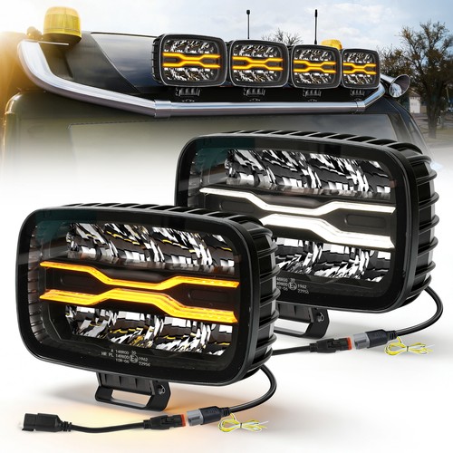 2pcs oval led - oval, fog
