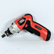 Black & Decker Lithium Cordless Screwdriver Rechargeable Used No Charger Working