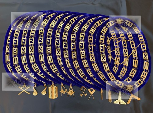 Masonic blue lodge golden - blue,