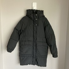 H&M Black Puffer Coat Womens