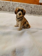 St. Bernard pup pottery figure