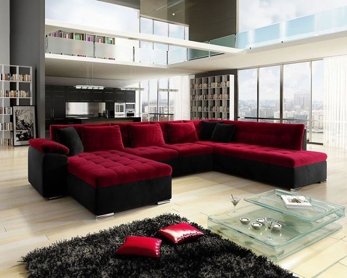 Shaped corner sofa bed - u-shaped,
