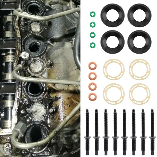Injector stud nut - injector, washer