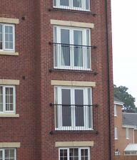 Juliet balcony balustrade - Window guard railing - Wrought iron steel 'Madrid'..