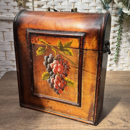 Vintage wooden wine - wine, chest