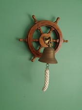 Vintage Large Brass Wall