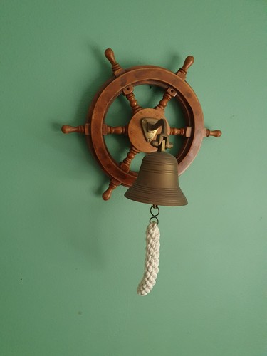 Vintage large brass wall - brass,