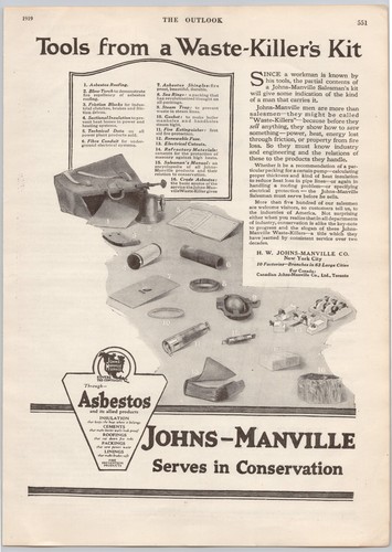 1919 asbestos roofing tool - 1919,