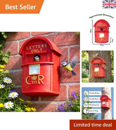 Durable resin post box - post, bird