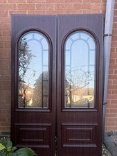 pvc double glazed door inserts