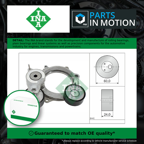 Aux belt tensioner fits audi - aux,