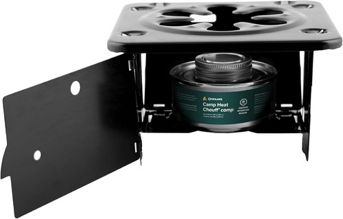 Portable survival camp - camp, stove