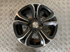 12-18 PEUGEOT 208 GTI 16" INCH 4 STUDS 10 SPOKE ALLOY WHEEL 6.0JX16 (SCRATCHED)