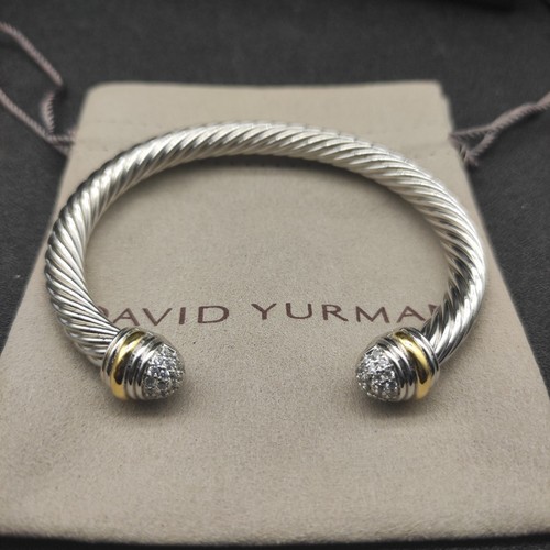 David yurman silver 7mm - yurman, cable