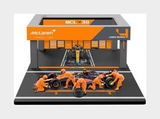 1:43 BURAGO Mclaren F1 Mcl38 Diorama Pit-Stop #4 2024 Lando Norris BU38451-N Mod