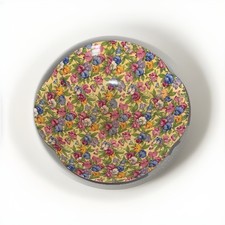 Royal Winton Grimwades Sweet Pea 26cm Art Deco Footed Salad Bowl Chintz Yellow