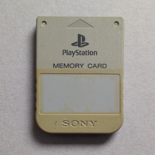 Ps1 memory card grey - ps1,