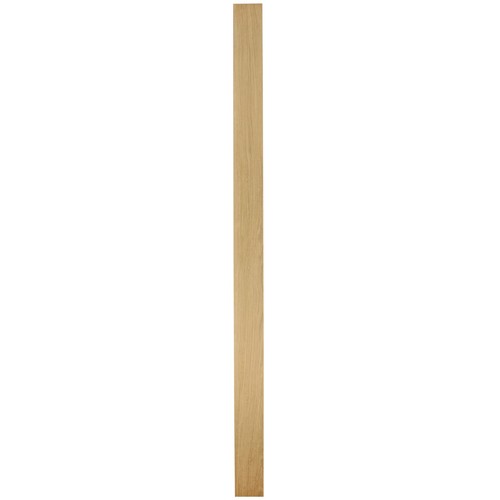 Oak plain square newel - oak,