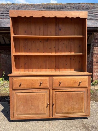 Antique pine country dresser - antique,