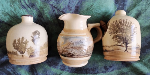 Boscastle pottery mocha ware - pottery,