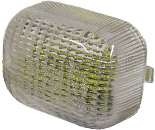 Indicator lens front clear - front, r/h