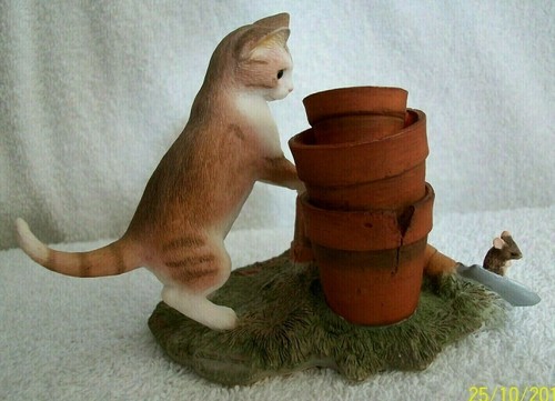 Cat mouse kitten with - cat., &
