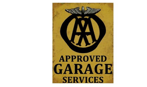 Garage retro look metal - garage,
