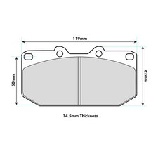 Ferodo DS2500 Front Brake Pads