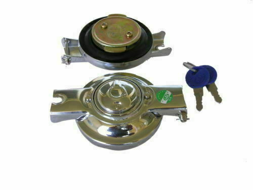 Chrome petrol fuel tank cap - petrol/fuel,